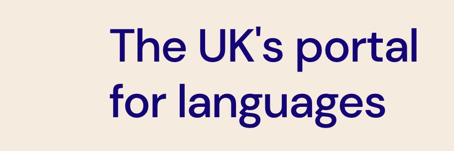 The Languages Gateway banner