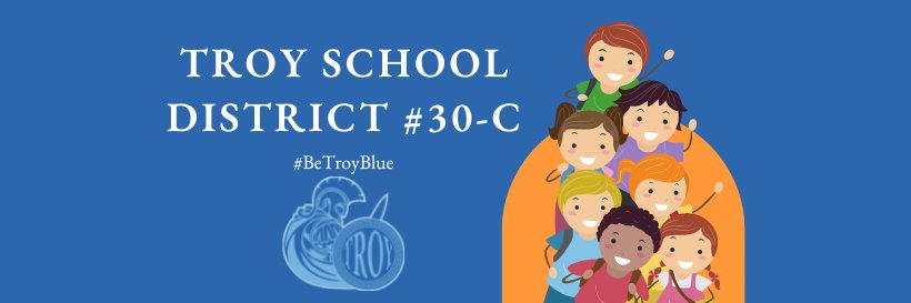 Troy School District 30C banner