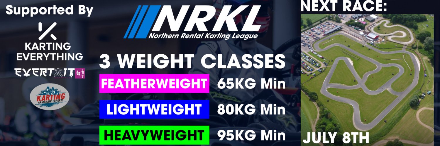 Northern Rental Karting League banner