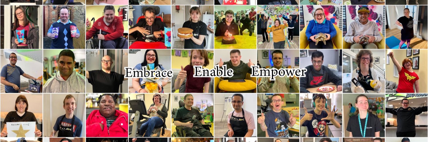 The Cube Disability banner