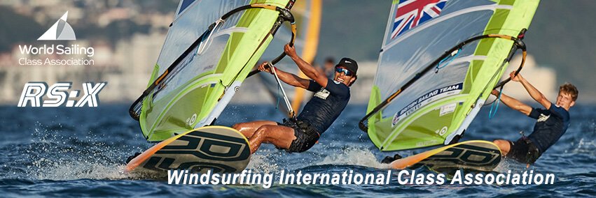 RS:X OLYMPIC WINDSURFING CLASS banner