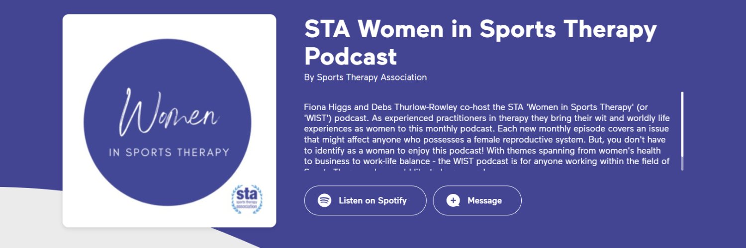 Women In Sports Therapy (WIST) banner