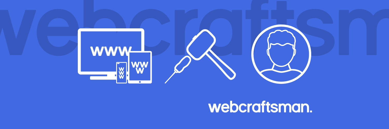 webcraftsman's profile banner image