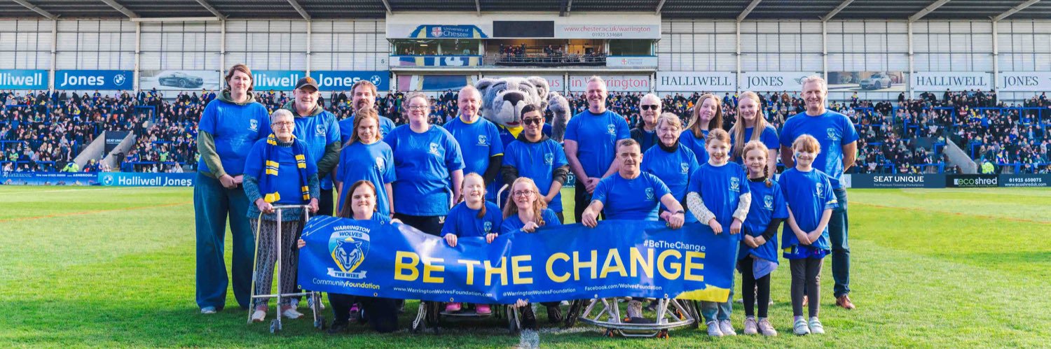 Warrington Wolves Community Foundation banner