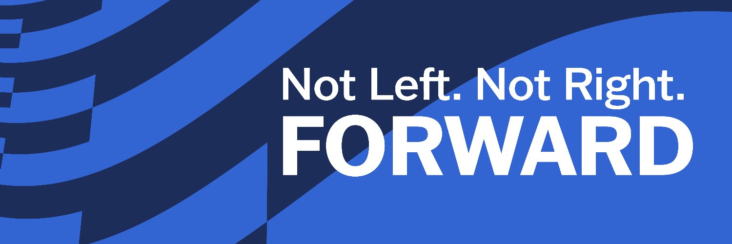 The Forward Party in Virginia's banner