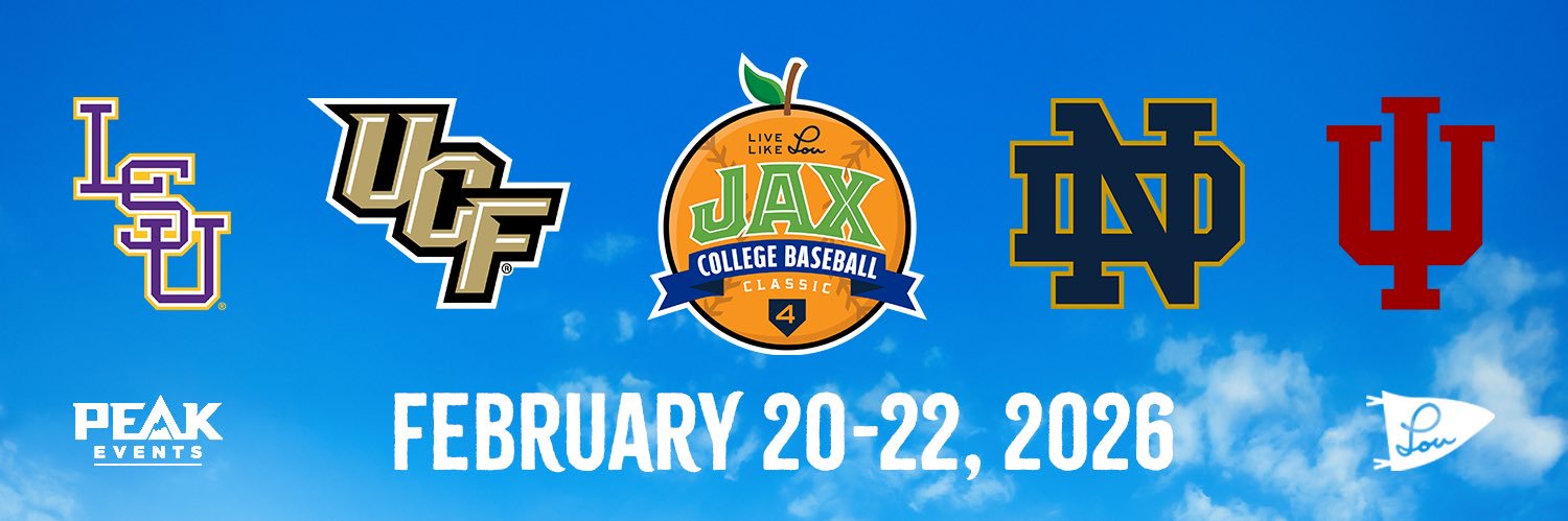 Live Like Lou Jax College Baseball Classic ⚾️ banner