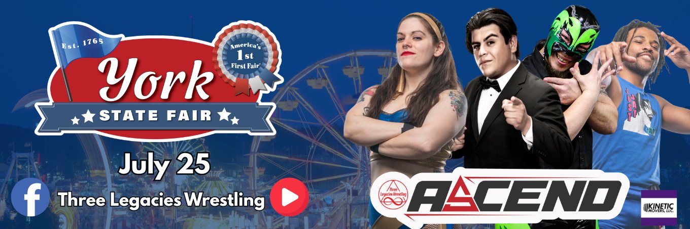 3 Legacies Wrestling's banner
