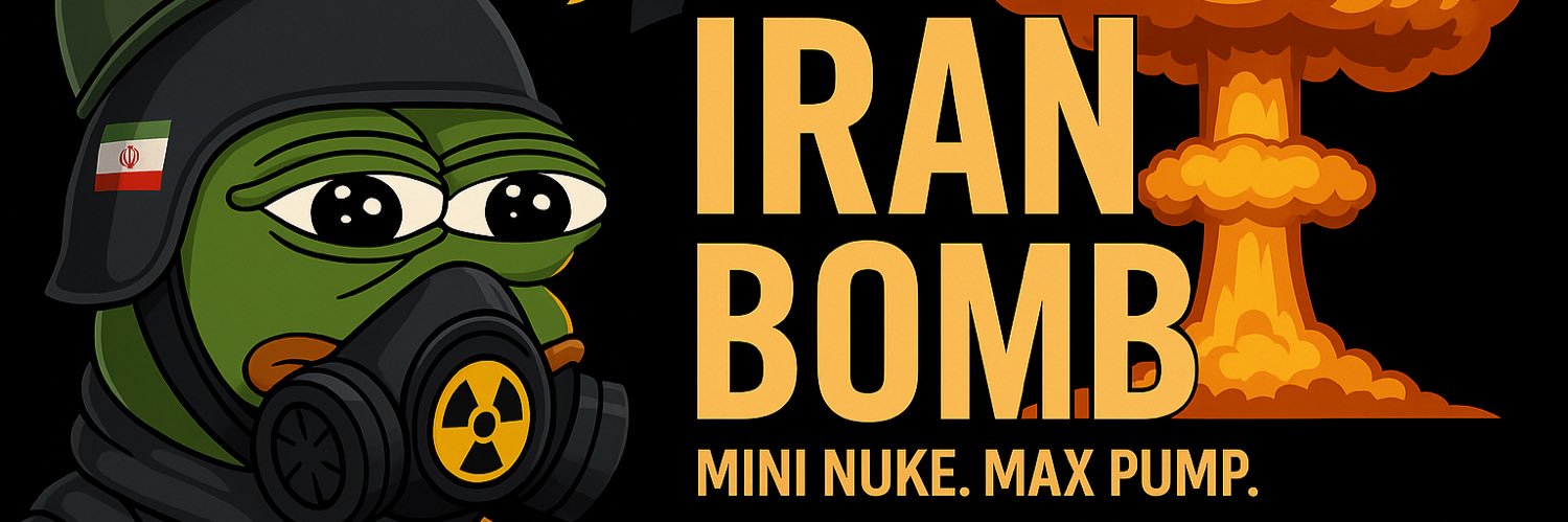 Iran Bomb's banner