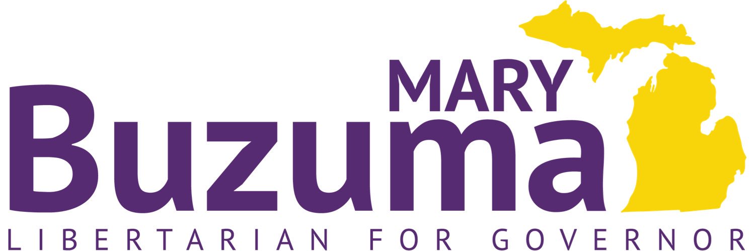 Mary Buzuma for Governor of Michigan banner