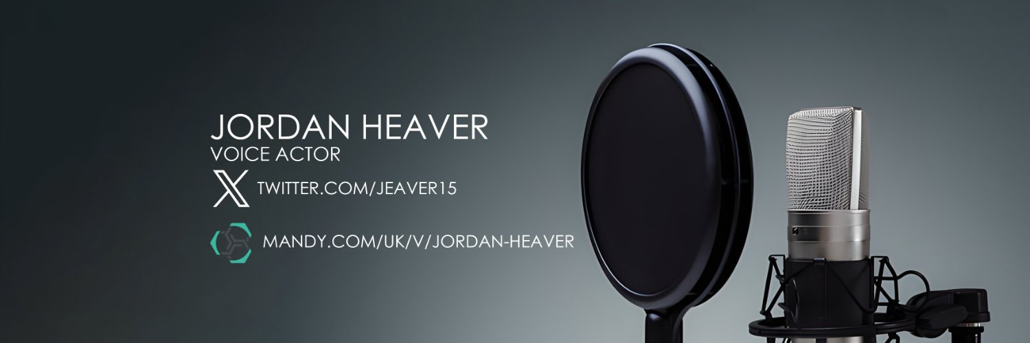 Jordan Heaver | Voice Actor | Graphic Designer banner