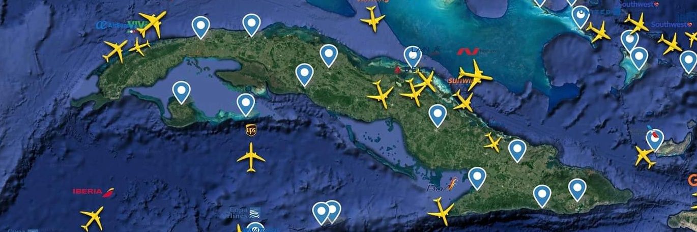Flight Radar Cuba banner