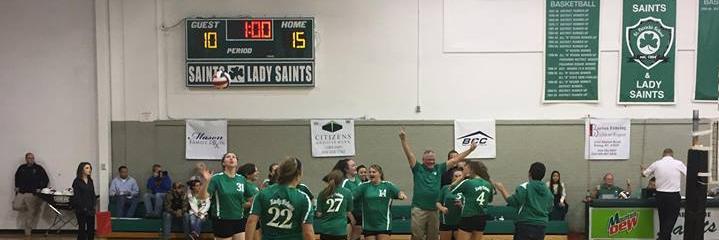 Saints Athletics banner