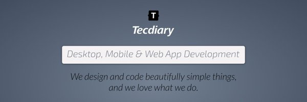 Tecdiary Profile Banner