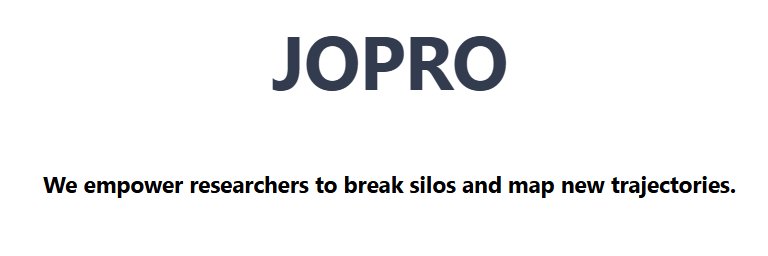 JOPRO banner