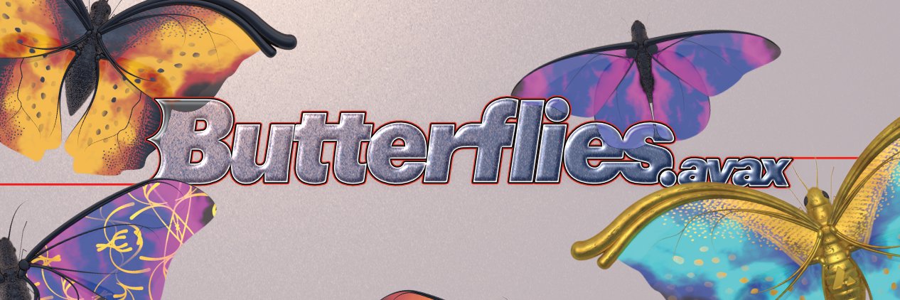 Butterflies.avax🔺 banner