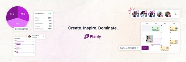 PlanlySocial Profile Banner