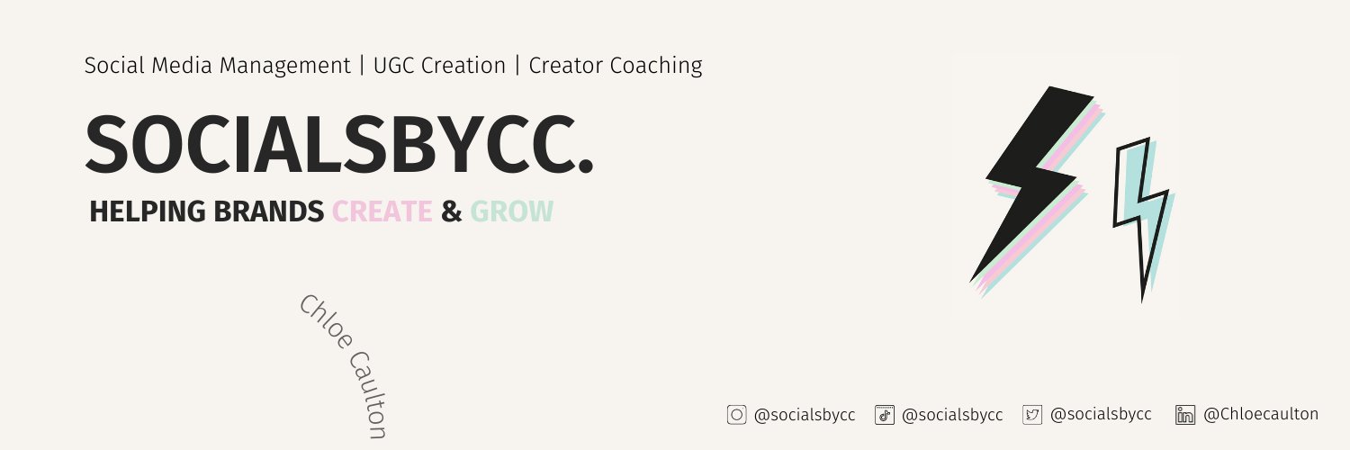 Chloe | UK UGC Creator & SMM banner