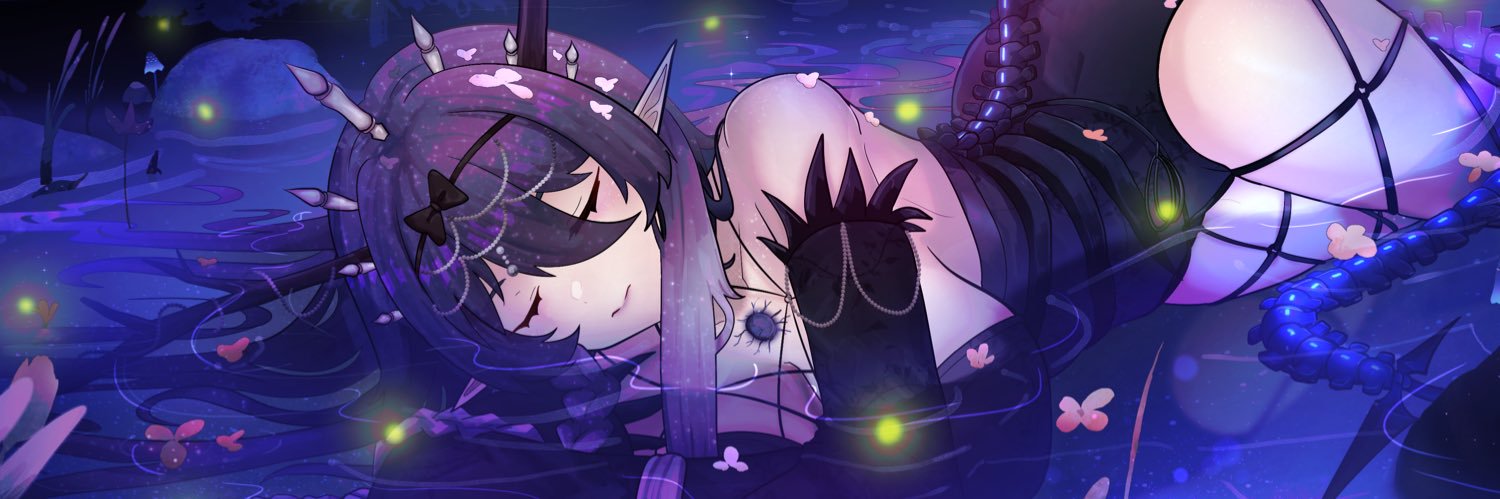 Kouko Elaini 🦌🌘 | Leshy Vtuber banner