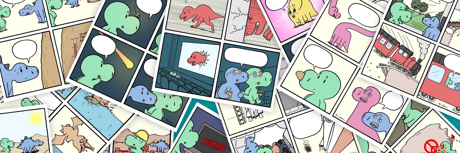 Fossil Fools • Dinosaur Comics banner