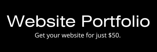 Website Portfolio banner