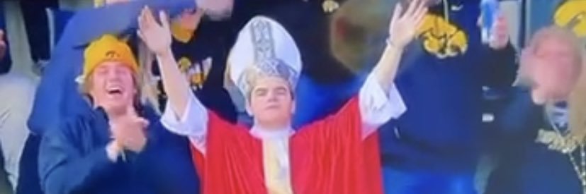 The Iowa Pope banner