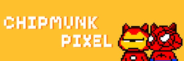 Chipmunk Pixel Profile Banner