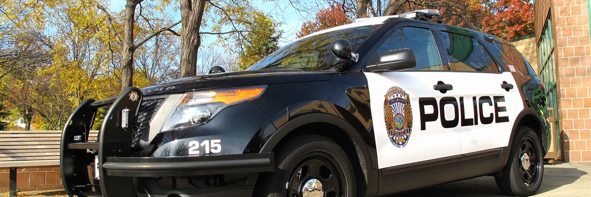 Crystal MN Police banner