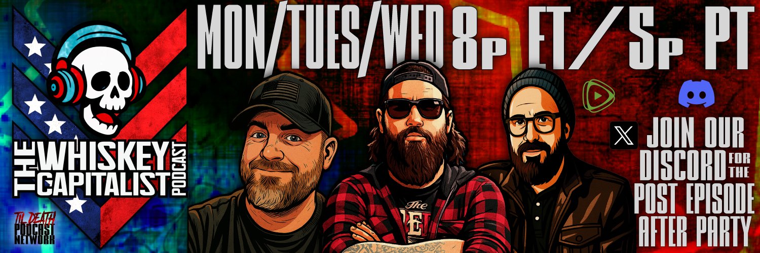 The Whiskey Capitalist Podcast 🎙🎥🥃🇺🇸 banner
