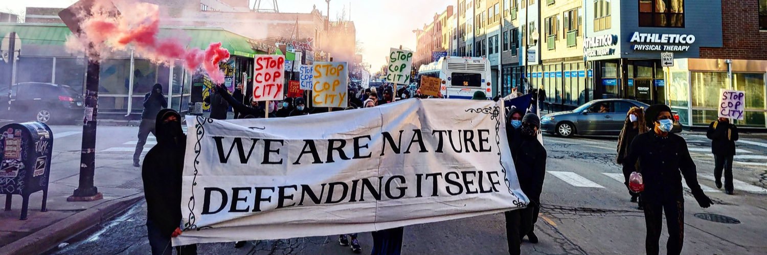 Chicago Against Cop City's banner
