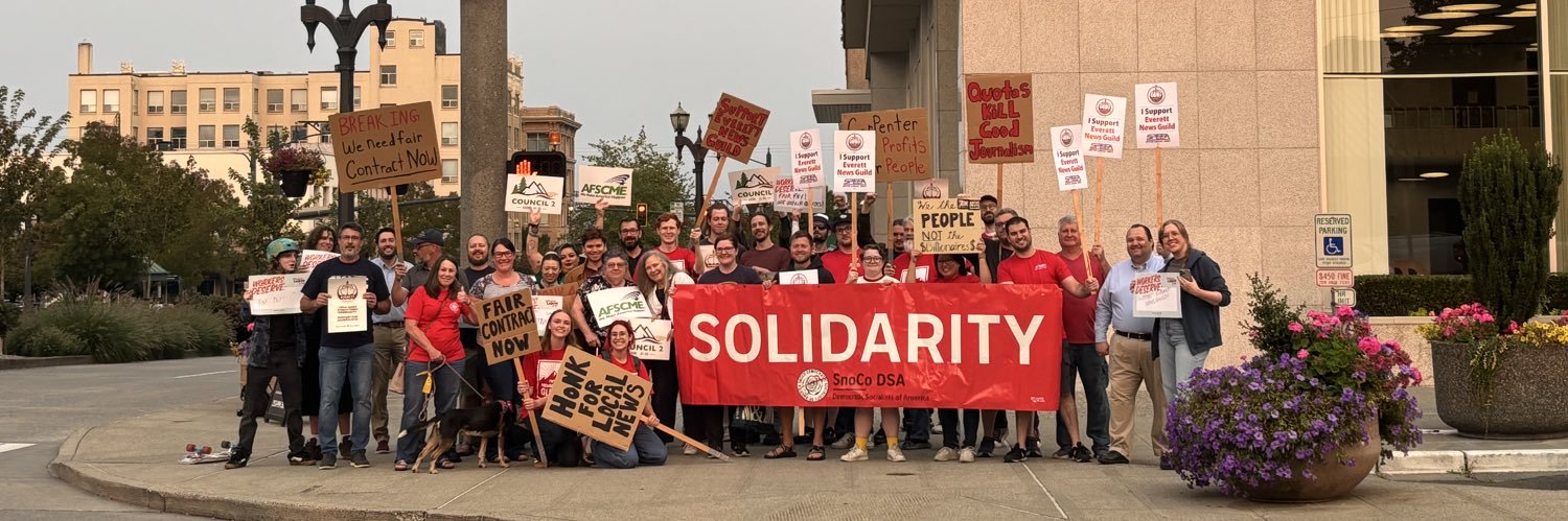 Everett NewsGuild ✊ banner