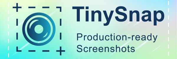 TinySnapApp Profile Banner