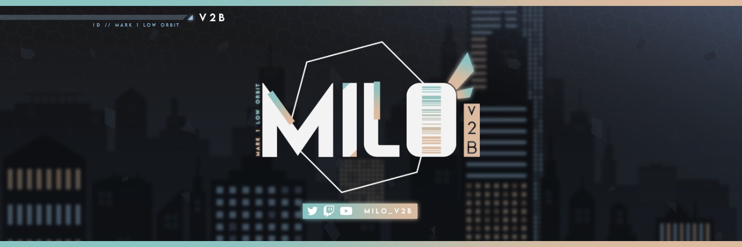 Milo 🌃🧡 | Vtuber Profile Banner