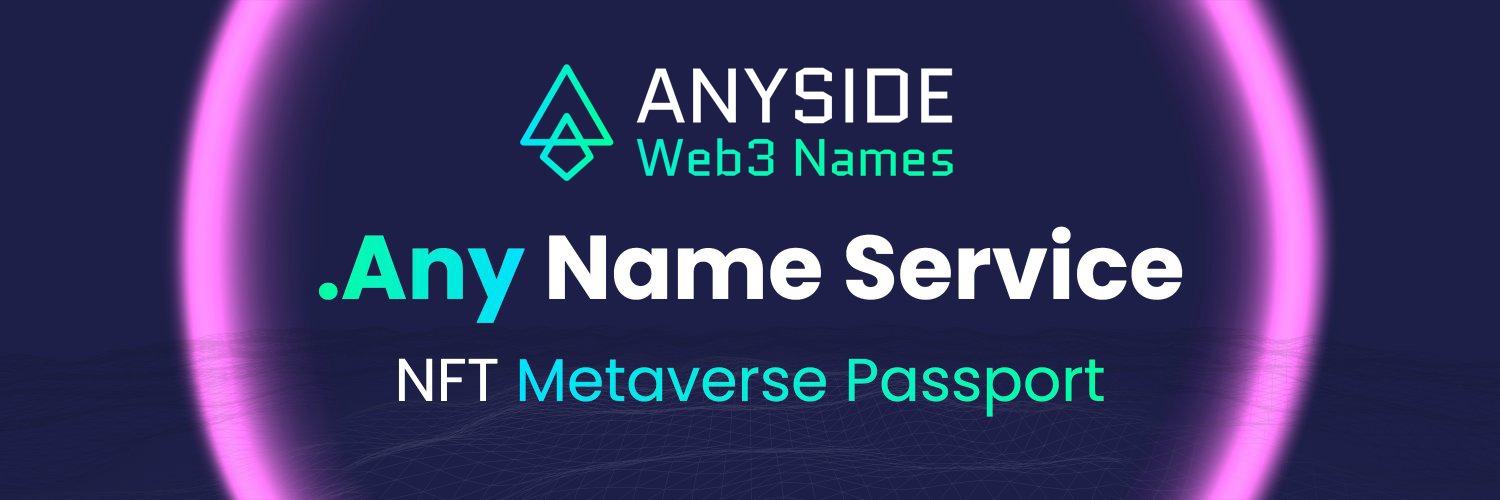 Anyside | NFT Name Service Profile Banner