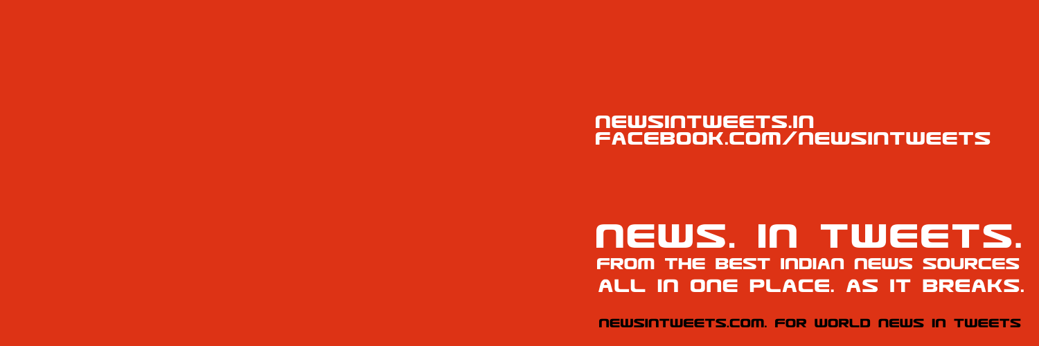 Breaking News From India. In Tweets. banner
