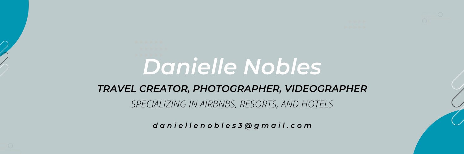 Danielle | UGC + Airbnb Creator banner