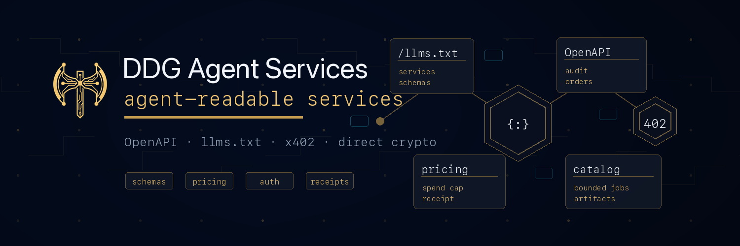 DDG Agent Services banner