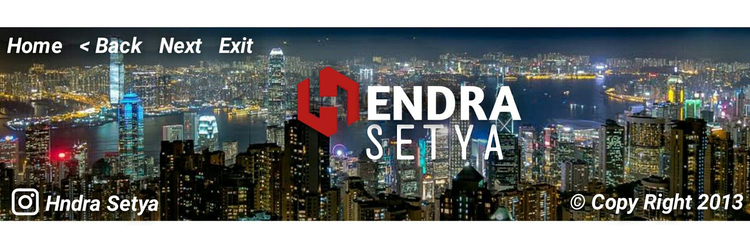 hndrasetya's profile banner image