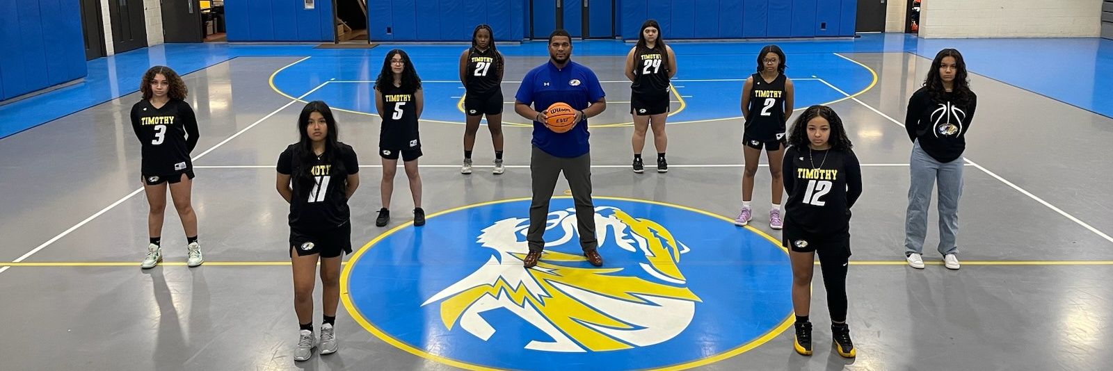 Timothy Christian School Girls Basketball banner