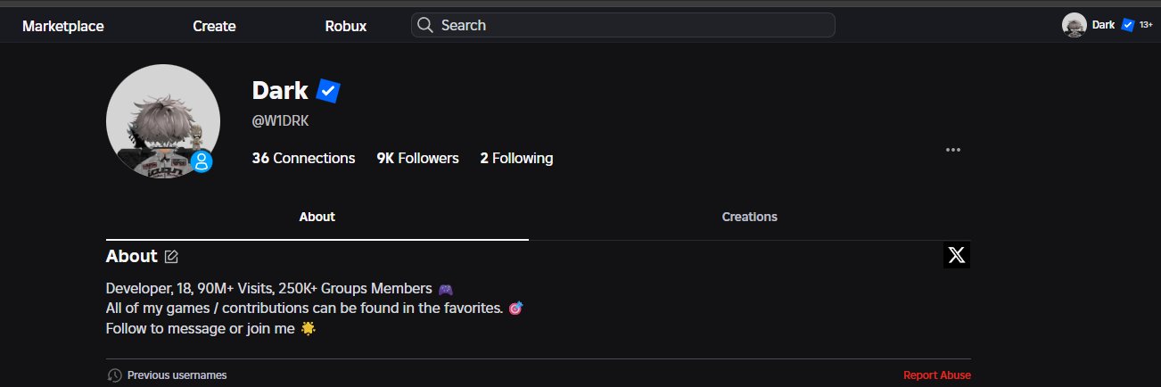 Dark banner