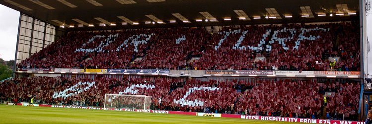 Burnley FC Fans banner