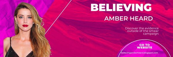 Believing Amber Heard Profile Banner