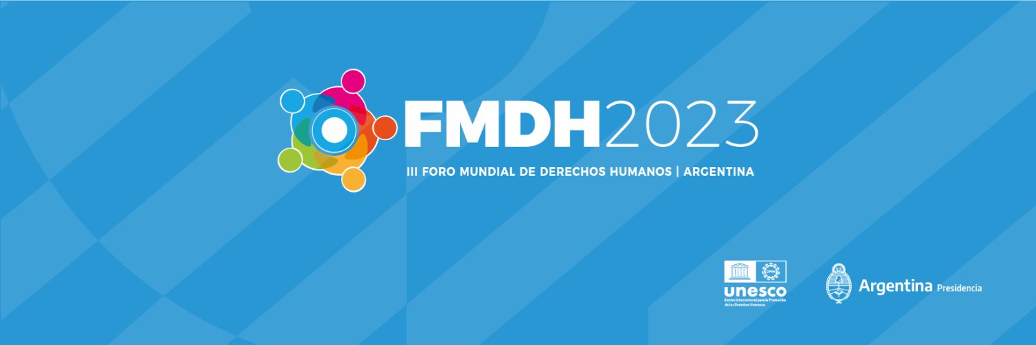 III Foro Mundial de Derechos Humanos 2023 banner