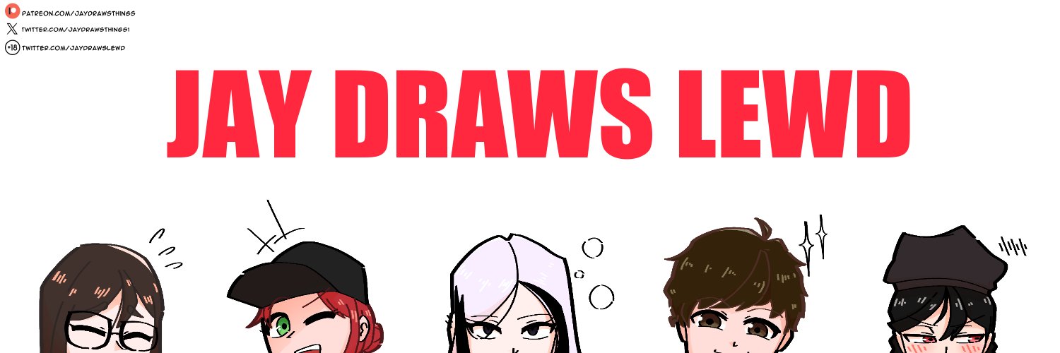 🔞J Draws Lewd 🔞 banner