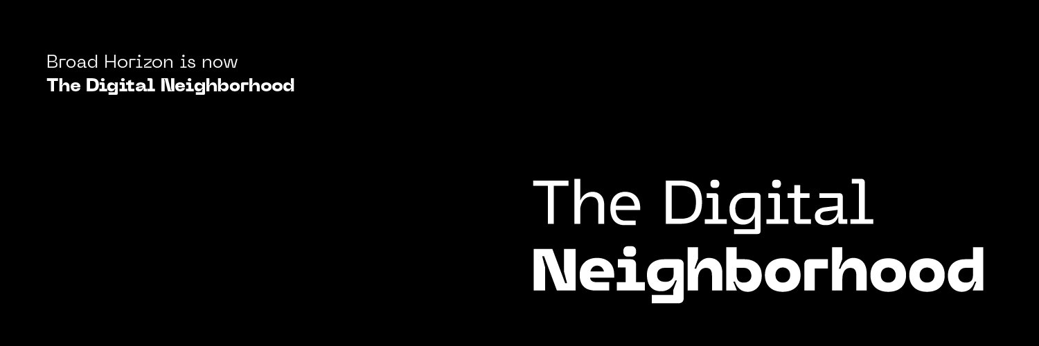 The Digital Neighborhood banner