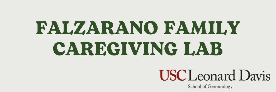 FF Caregiving Lab @ USC Leonard Davis banner