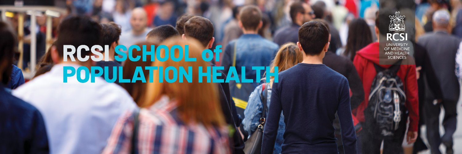RCSI School of Population Health's banner