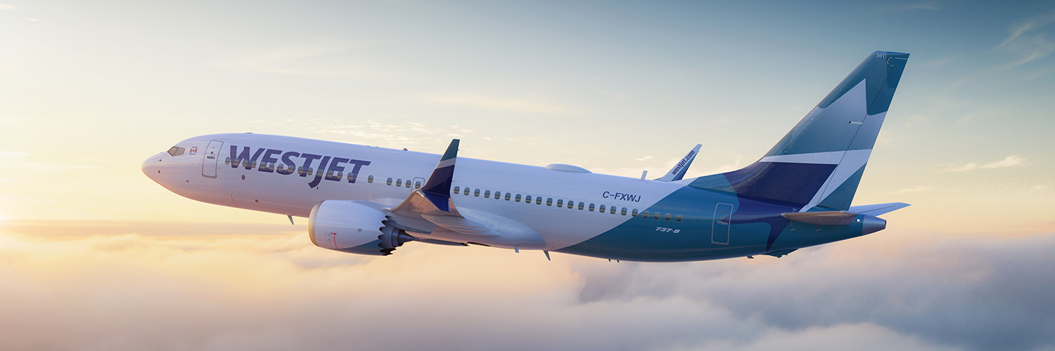 WestJet's banner