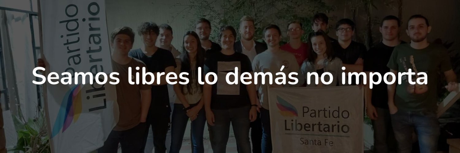 La Juventud del Partido Libertario banner