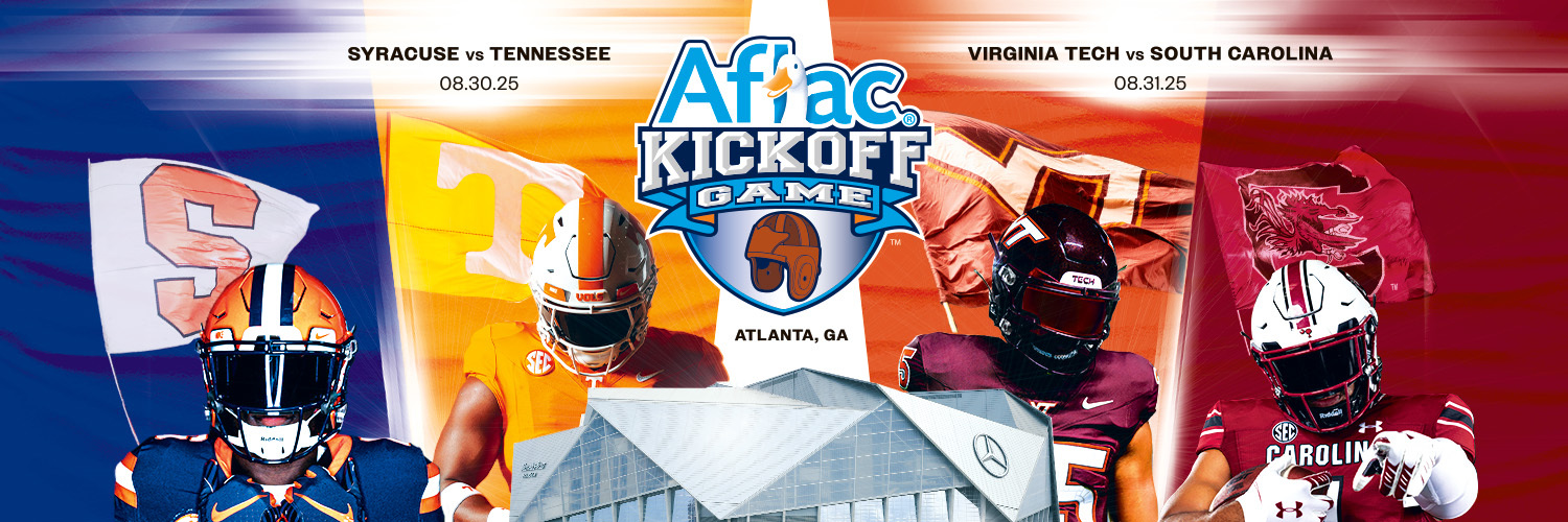 Aflac Kickoff Game's banner