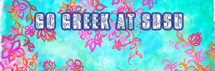 SDSU Panhellenic banner